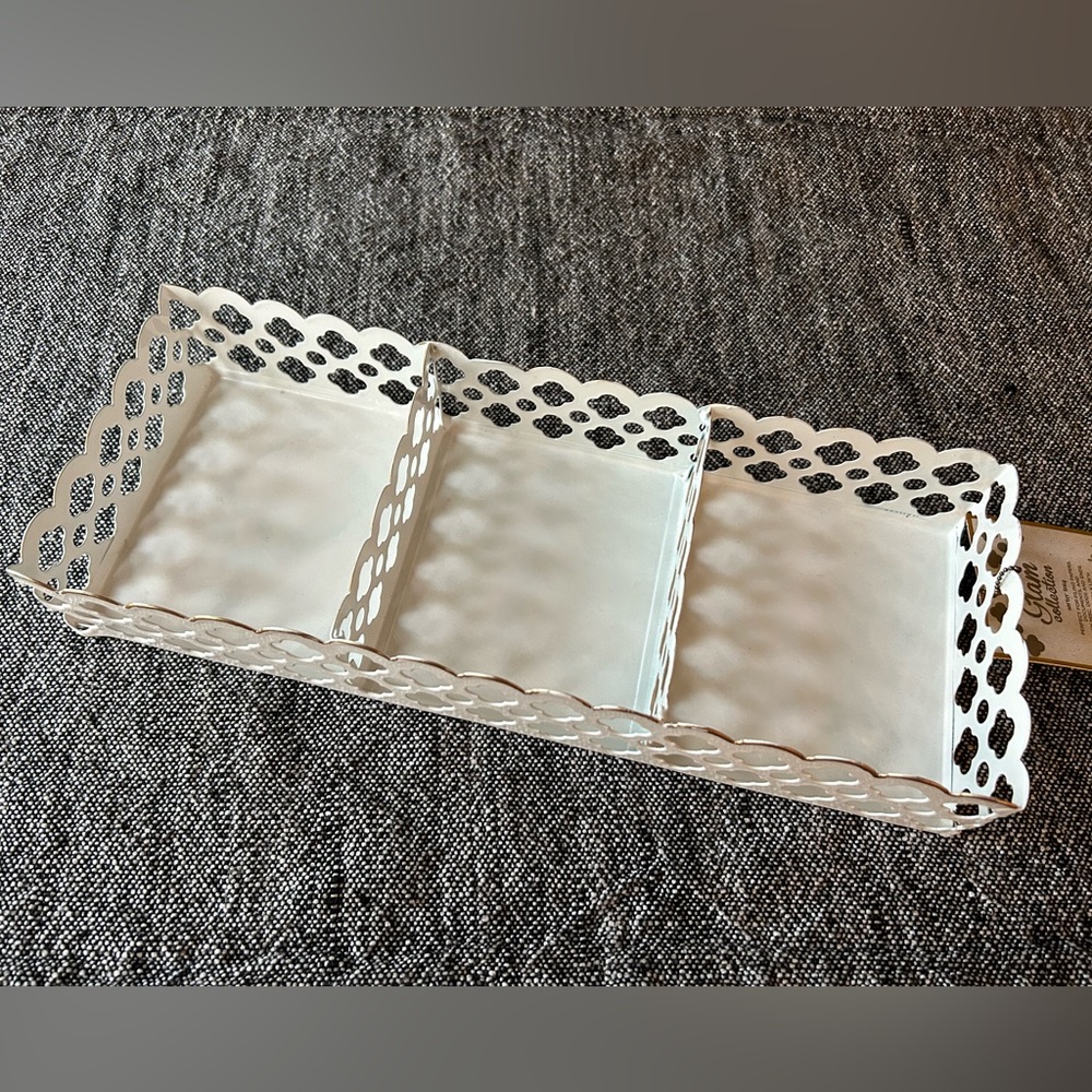 NWT Hold Everything Glam Squad Metal Tray